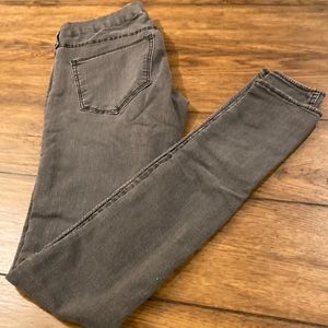 H&M charcoal grey wash jeans size 10